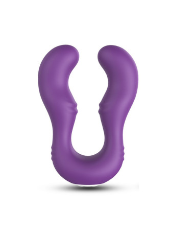 Vibromasseur Violet en forme de U double tête stimulateur point G - USK-V07PUR